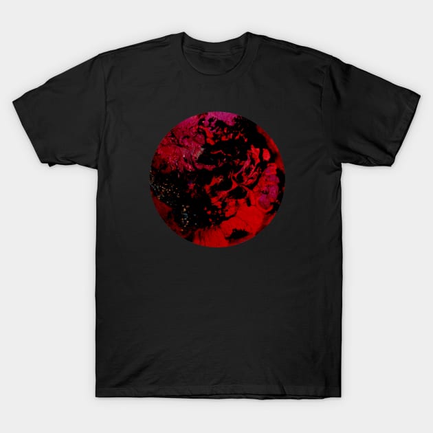 The Dark Red Planet T-Shirt by Newtegan